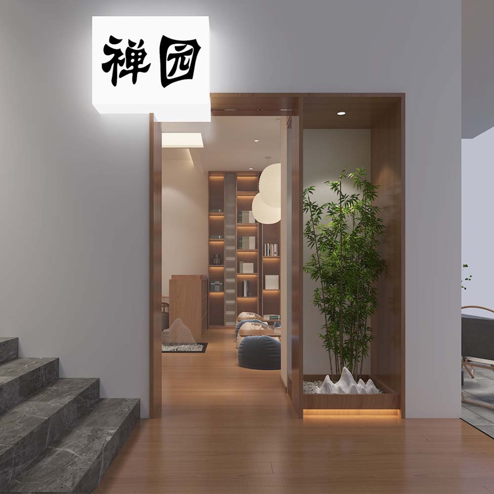“副業(yè)多樣化經(jīng)營(yíng)，接待賺錢(qián)兩不誤”——130平茶館設(shè)計(jì)裝修案例-燦源裝飾